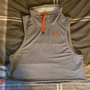 Under armor muscle tank jacket